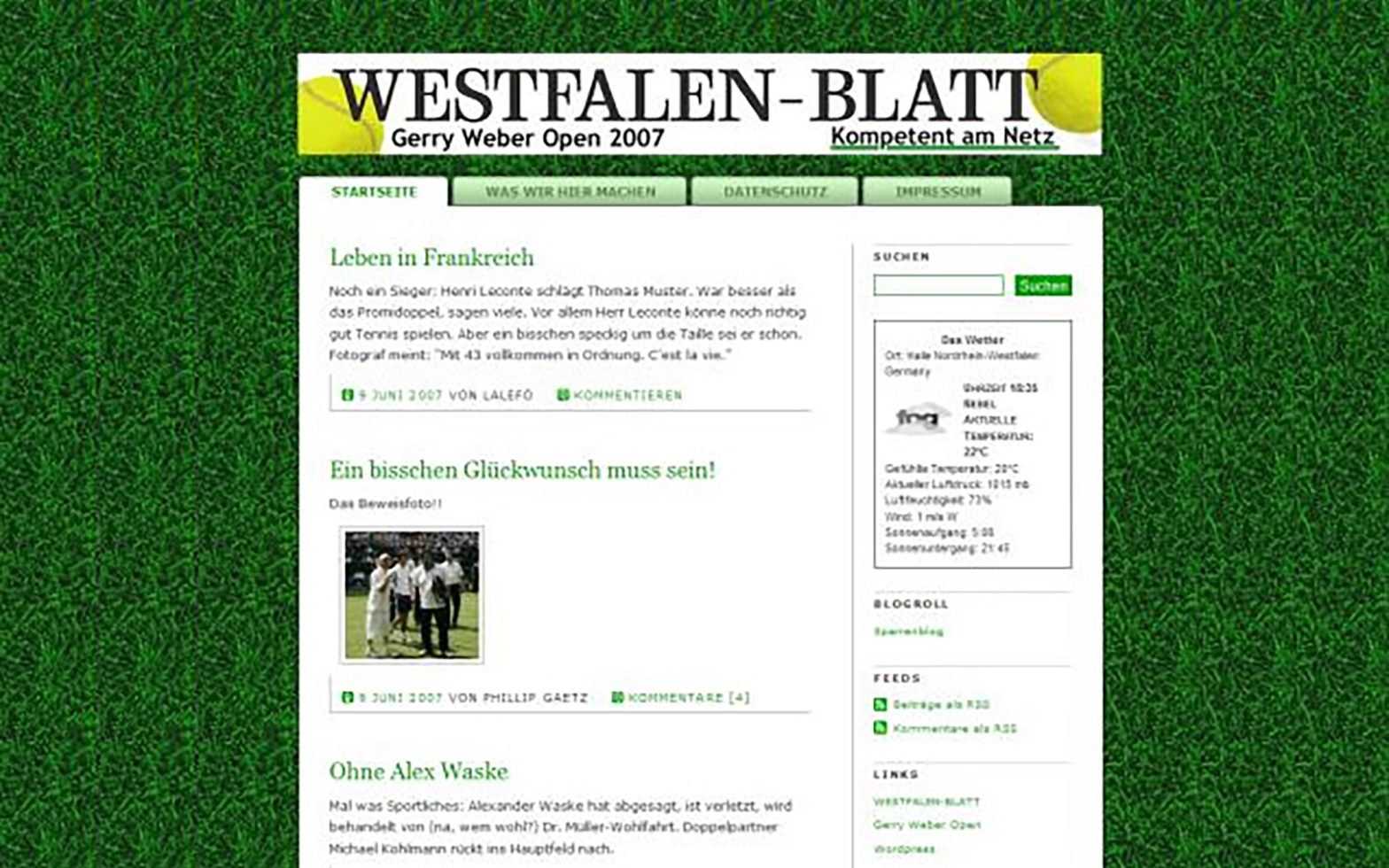 Westfalen-Blatt Gerry Weber Open