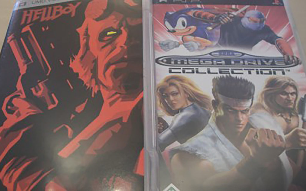 UMD "Hellboy" (Director's Cut) + "SEGA Mega Drive Collection"