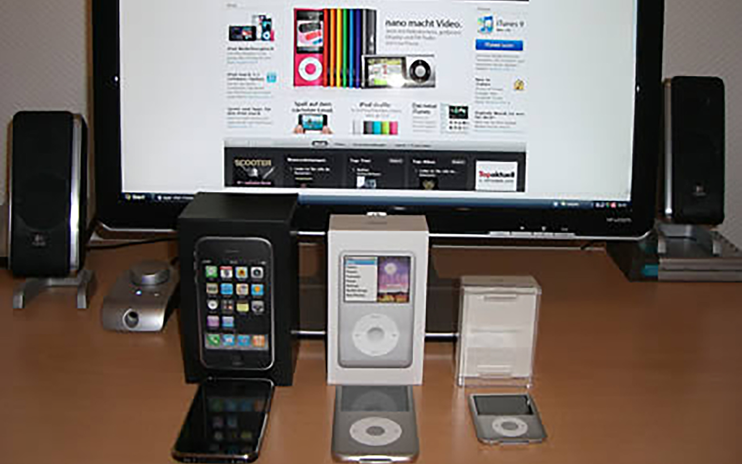 iPhone 3G, iPod classic und iPod nano