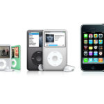 Apple iPod nano, Apple iPod classic, Apple iPhone 3G