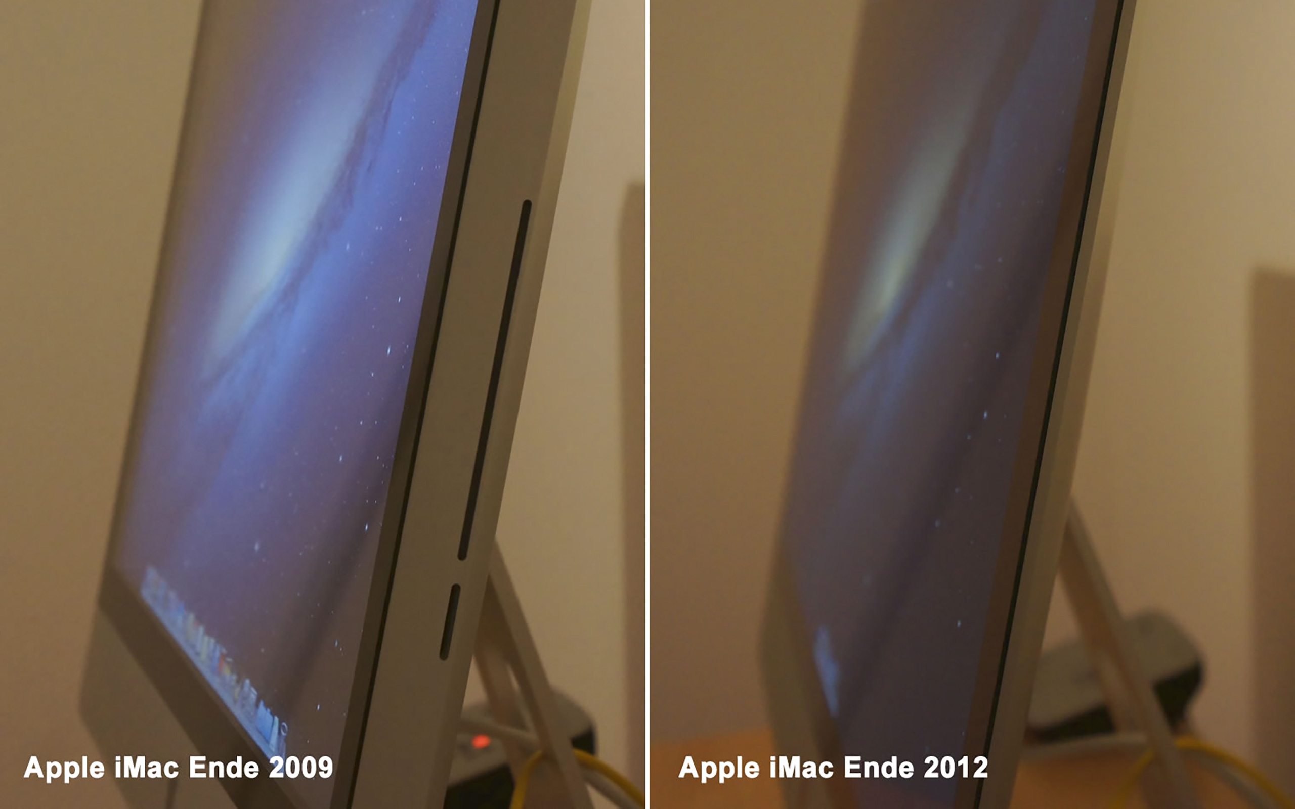 iMac Ende 2009 vs. iMac Ende 2012