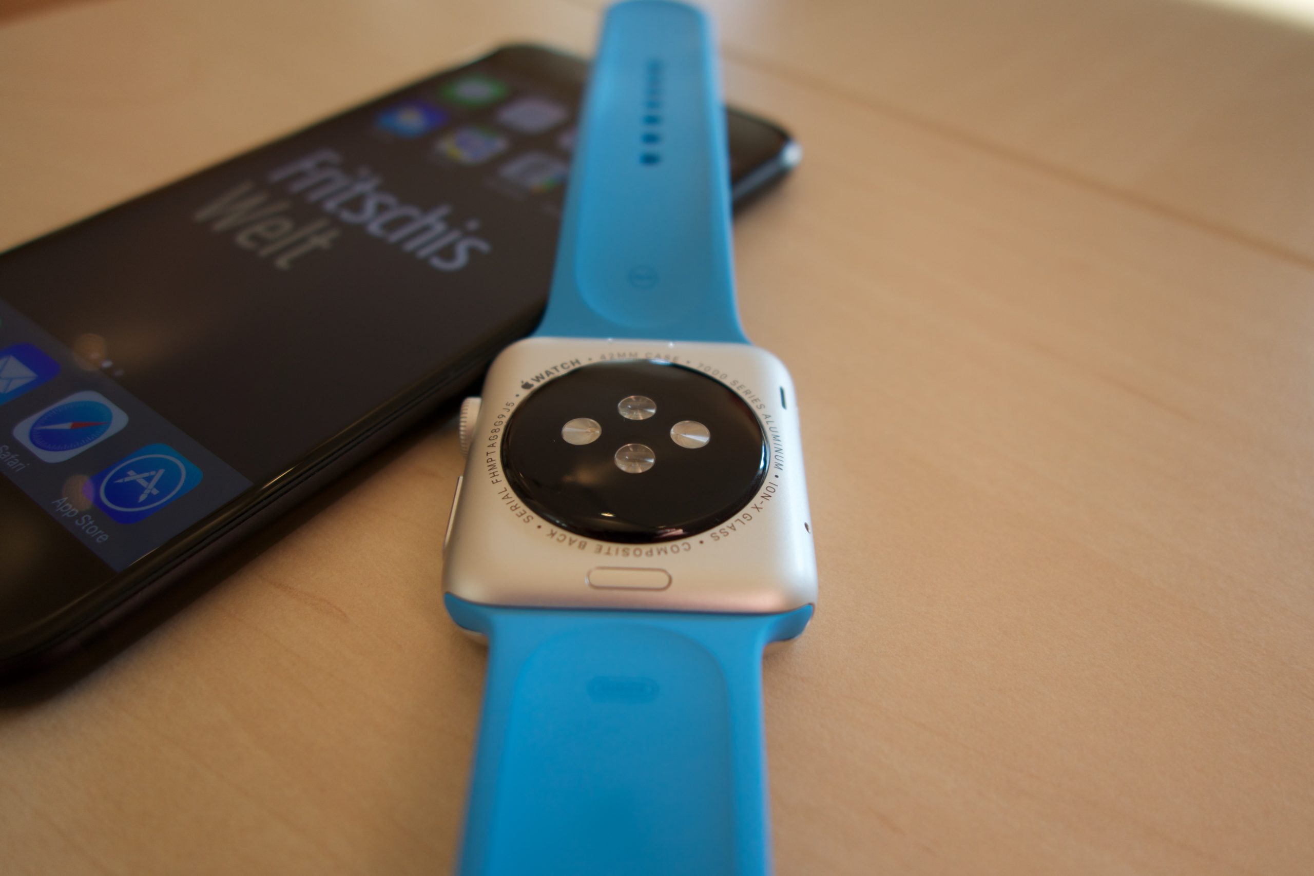 Apple Watch Sport, blau
