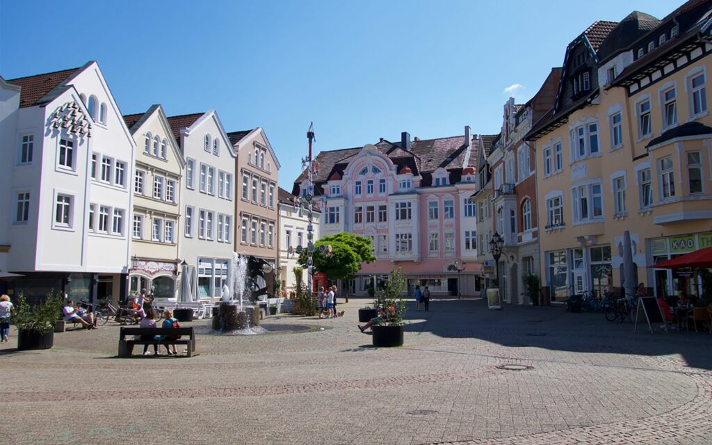 Der Gänsemarkt.