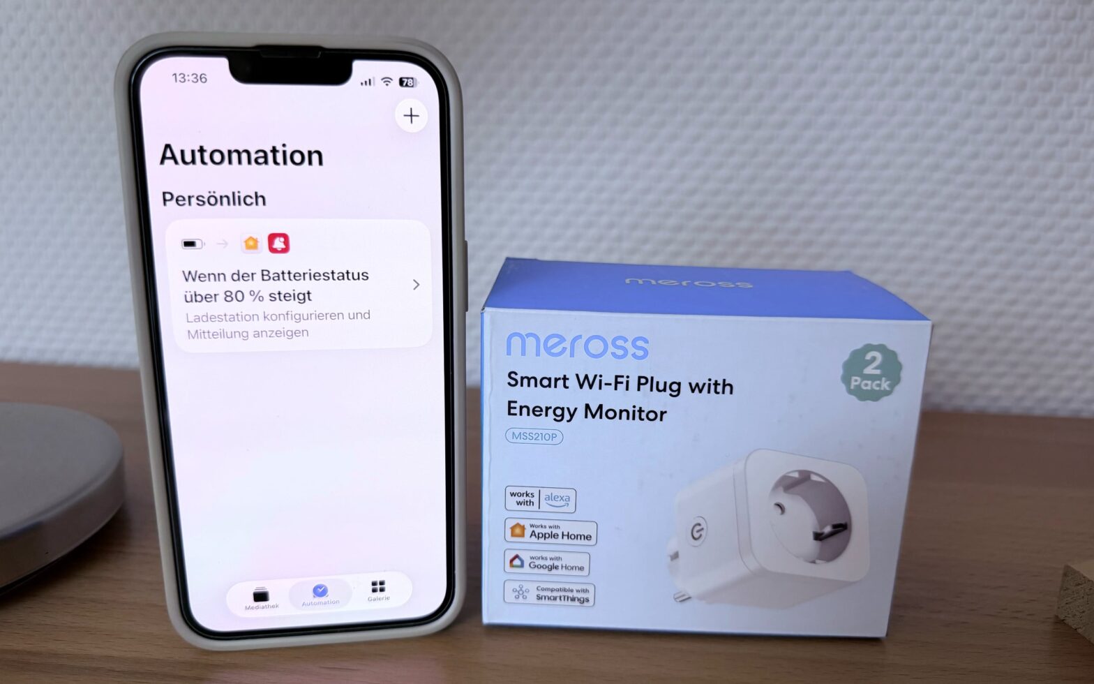 Clevere Automation mit smarter Steckdose, HomeKit und Kurzbefehl.