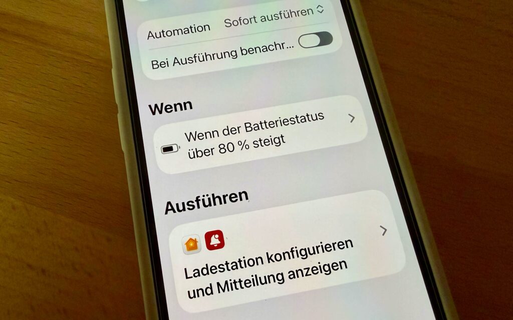 Fertige Automation.