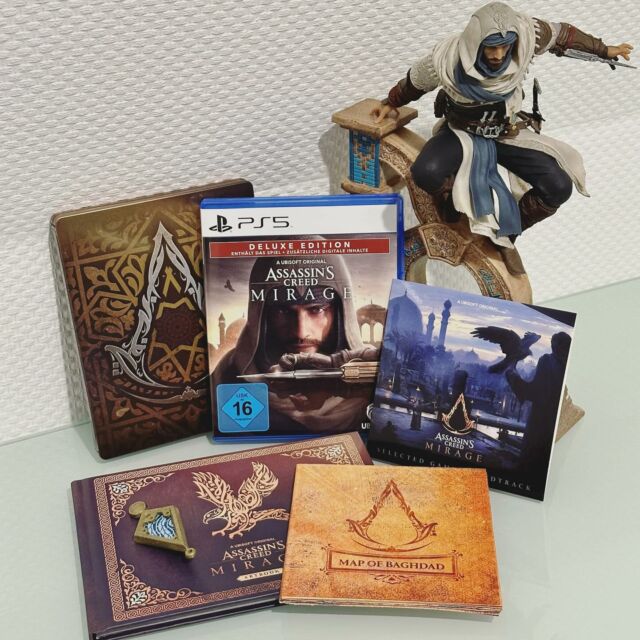 Assassin‘s Creed: Mirage. 🎮🤩 #PS5 #AssassinsCreed #DeluxeEdition #CollectorsCase