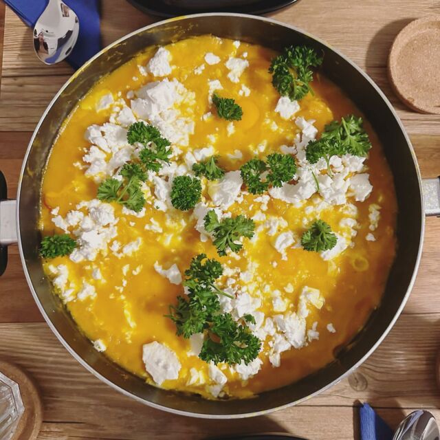 Kürbis-Shakshuka 👌🏼🤤 #Kürbis #Shakshuka #Edeka #Rezepte #foodporn #pumpkin