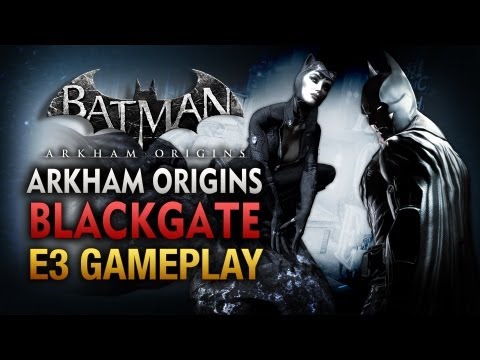 Batman: Arkham Origins Blackgate - PS Vita Gameplay with Catwoman [E3 2013]